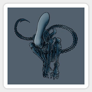 xeno sit Sticker